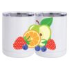 10 oz. White Stainless Steel Short Tumbler Thumbnail