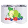 10 oz. White Stainless Steel Short Tumbler Thumbnail
