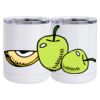 10 oz. White Stainless Steel Short Tumbler Thumbnail