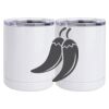 10 oz. White Stainless Steel Short Tumbler Thumbnail