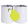 10 oz. White Stainless Steel Short Tumbler Thumbnail