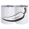 10 oz. White Stainless Steel Short Tumbler Thumbnail