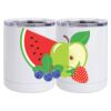 10 oz. White Stainless Steel Short Tumbler Thumbnail