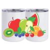 10 oz. White Stainless Steel Short Tumbler Thumbnail