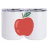 10 oz. White Stainless Steel Short Tumbler Thumbnail