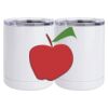 10 oz. White Stainless Steel Short Tumbler Thumbnail