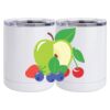 10 oz. White Stainless Steel Short Tumbler Thumbnail