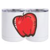 10 oz. White Stainless Steel Short Tumbler Thumbnail