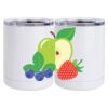 10 oz. White Stainless Steel Short Tumbler Thumbnail