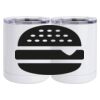 10 oz. White Stainless Steel Short Tumbler Thumbnail