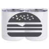 10 oz. White Stainless Steel Short Tumbler Thumbnail