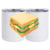 10 oz. White Stainless Steel Short Tumbler Thumbnail