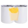 10 oz. White Stainless Steel Short Tumbler Thumbnail