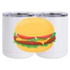 10 oz. White Stainless Steel Short Tumbler Thumbnail