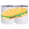 10 oz. White Stainless Steel Short Tumbler Thumbnail