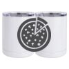10 oz. White Stainless Steel Short Tumbler Thumbnail