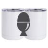 10 oz. White Stainless Steel Short Tumbler Thumbnail