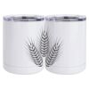 10 oz. White Stainless Steel Short Tumbler Thumbnail