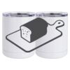 10 oz. White Stainless Steel Short Tumbler Thumbnail