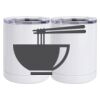 10 oz. White Stainless Steel Short Tumbler Thumbnail