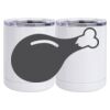 10 oz. White Stainless Steel Short Tumbler Thumbnail