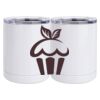 10 oz. White Stainless Steel Short Tumbler Thumbnail