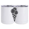 10 oz. White Stainless Steel Short Tumbler Thumbnail