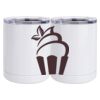 10 oz. White Stainless Steel Short Tumbler Thumbnail