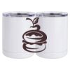 10 oz. White Stainless Steel Short Tumbler Thumbnail