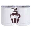 10 oz. White Stainless Steel Short Tumbler Thumbnail