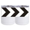 10 oz. White Stainless Steel Short Tumbler Thumbnail