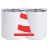10 oz. White Stainless Steel Short Tumbler Thumbnail
