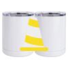 10 oz. White Stainless Steel Short Tumbler Thumbnail