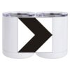 10 oz. White Stainless Steel Short Tumbler Thumbnail