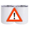 10 oz. White Stainless Steel Short Tumbler Thumbnail