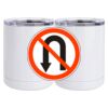 10 oz. White Stainless Steel Short Tumbler Thumbnail