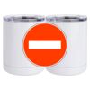 10 oz. White Stainless Steel Short Tumbler Thumbnail