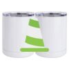 10 oz. White Stainless Steel Short Tumbler Thumbnail