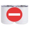 10 oz. White Stainless Steel Short Tumbler Thumbnail