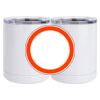 10 oz. White Stainless Steel Short Tumbler Thumbnail