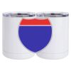 10 oz. White Stainless Steel Short Tumbler Thumbnail
