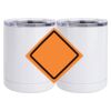 10 oz. White Stainless Steel Short Tumbler Thumbnail
