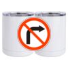 10 oz. White Stainless Steel Short Tumbler Thumbnail