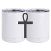 10 oz. White Stainless Steel Short Tumbler Thumbnail