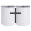 10 oz. White Stainless Steel Short Tumbler Thumbnail