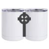 10 oz. White Stainless Steel Short Tumbler Thumbnail