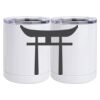 10 oz. White Stainless Steel Short Tumbler Thumbnail