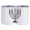 10 oz. White Stainless Steel Short Tumbler Thumbnail