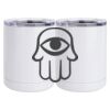10 oz. White Stainless Steel Short Tumbler Thumbnail