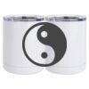10 oz. White Stainless Steel Short Tumbler Thumbnail